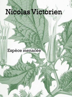 cover image of Espèce menacée